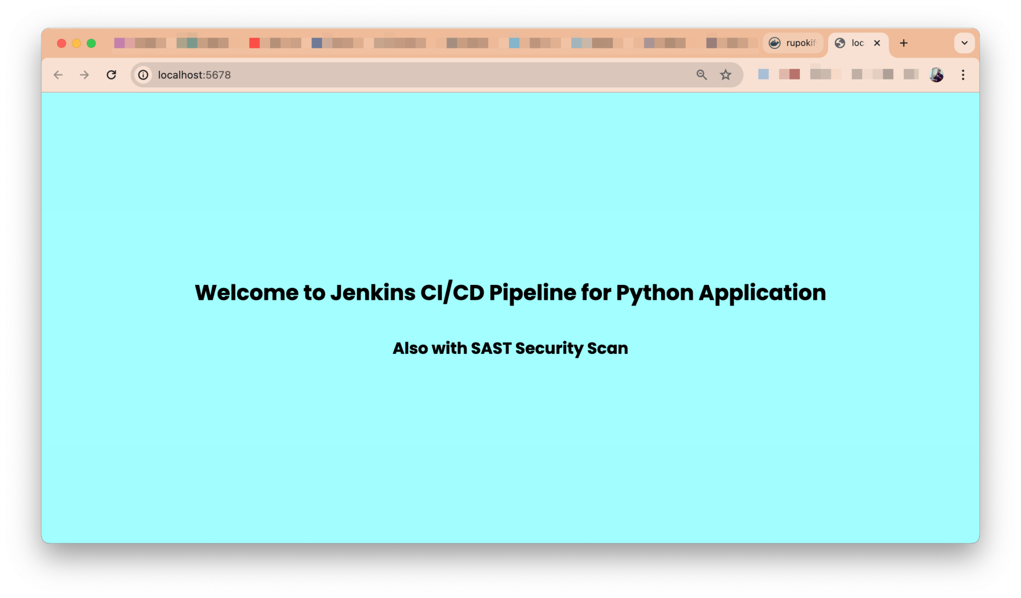 Deployed Python Application
