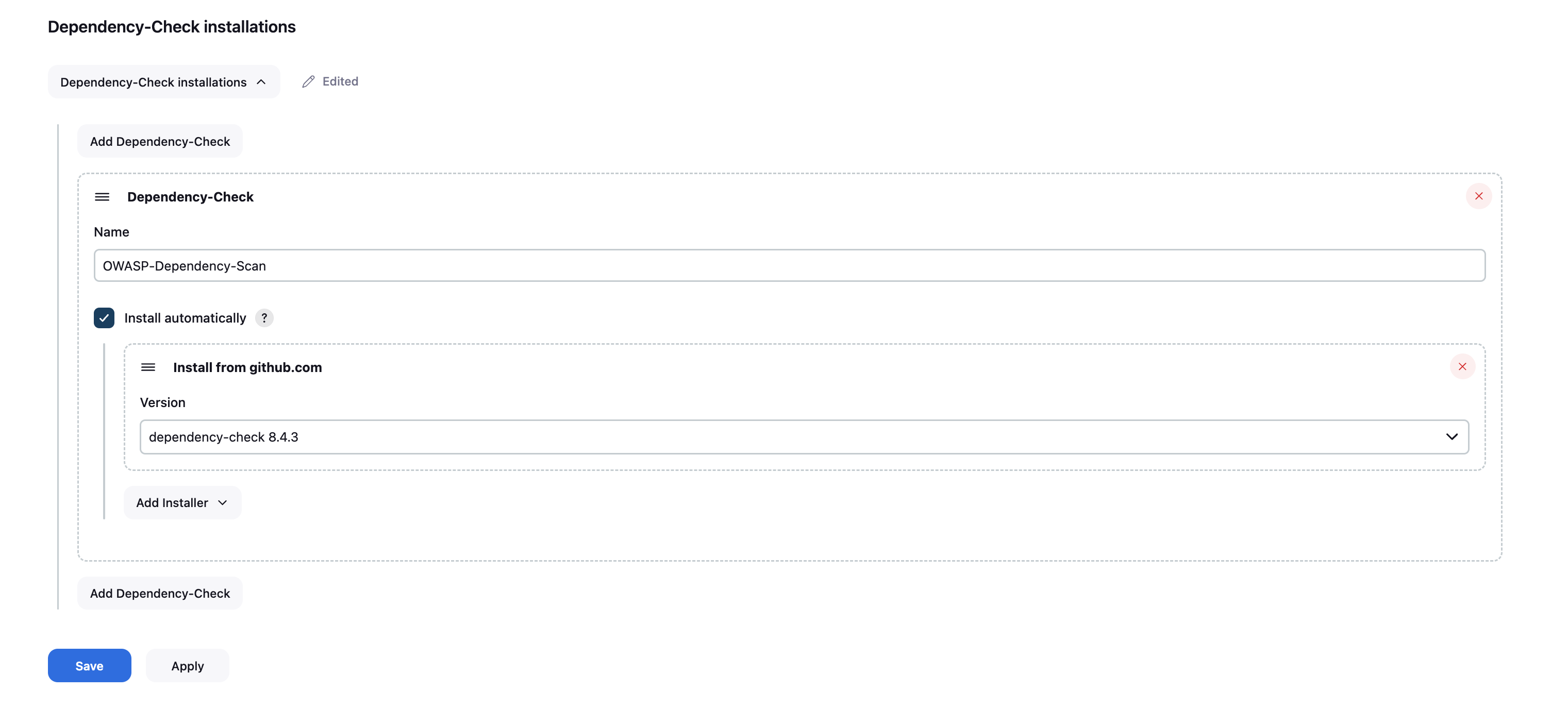 OWASP Dependency Checker