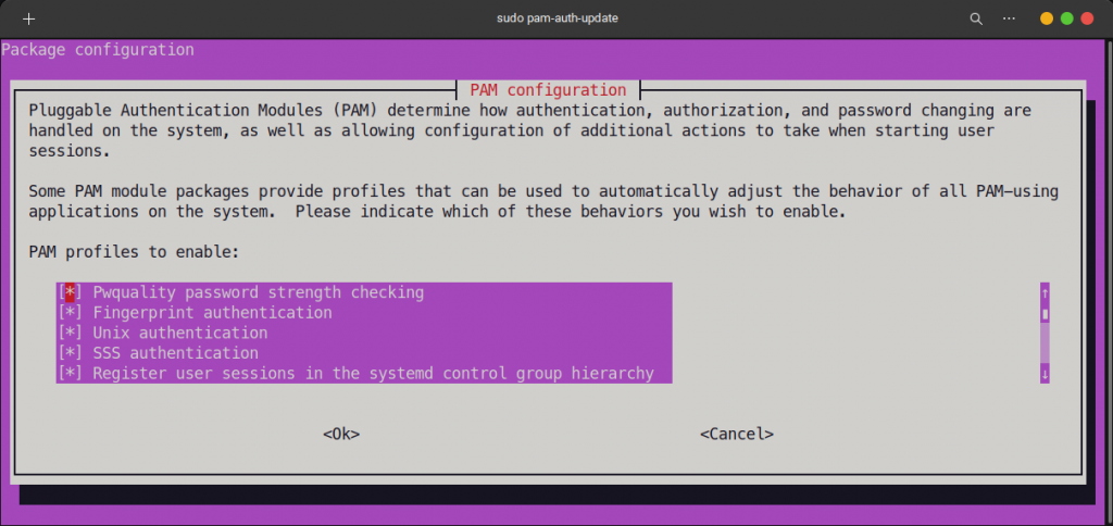 Enable Fingerprint Login in Linux